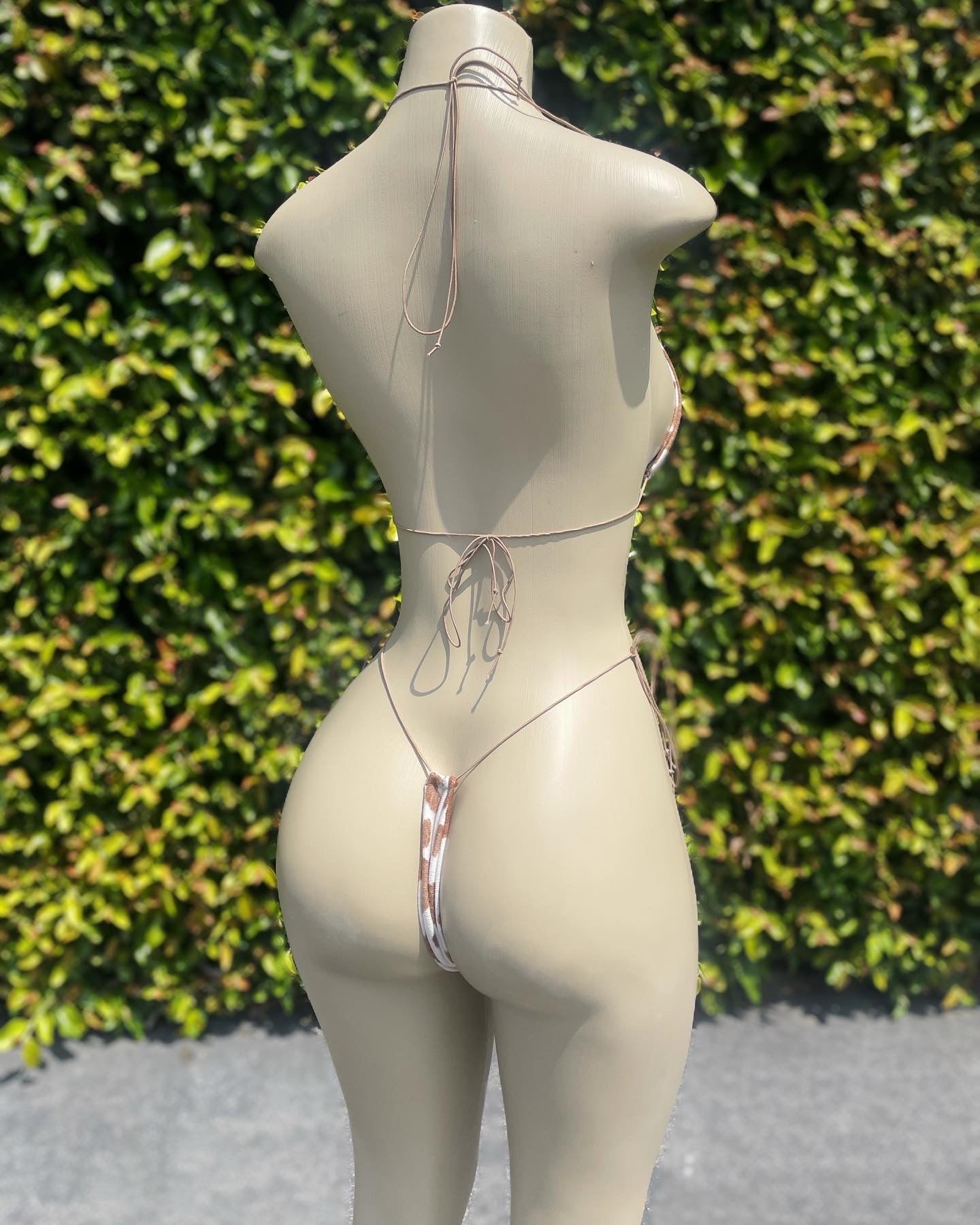 Chocolate cow bikini