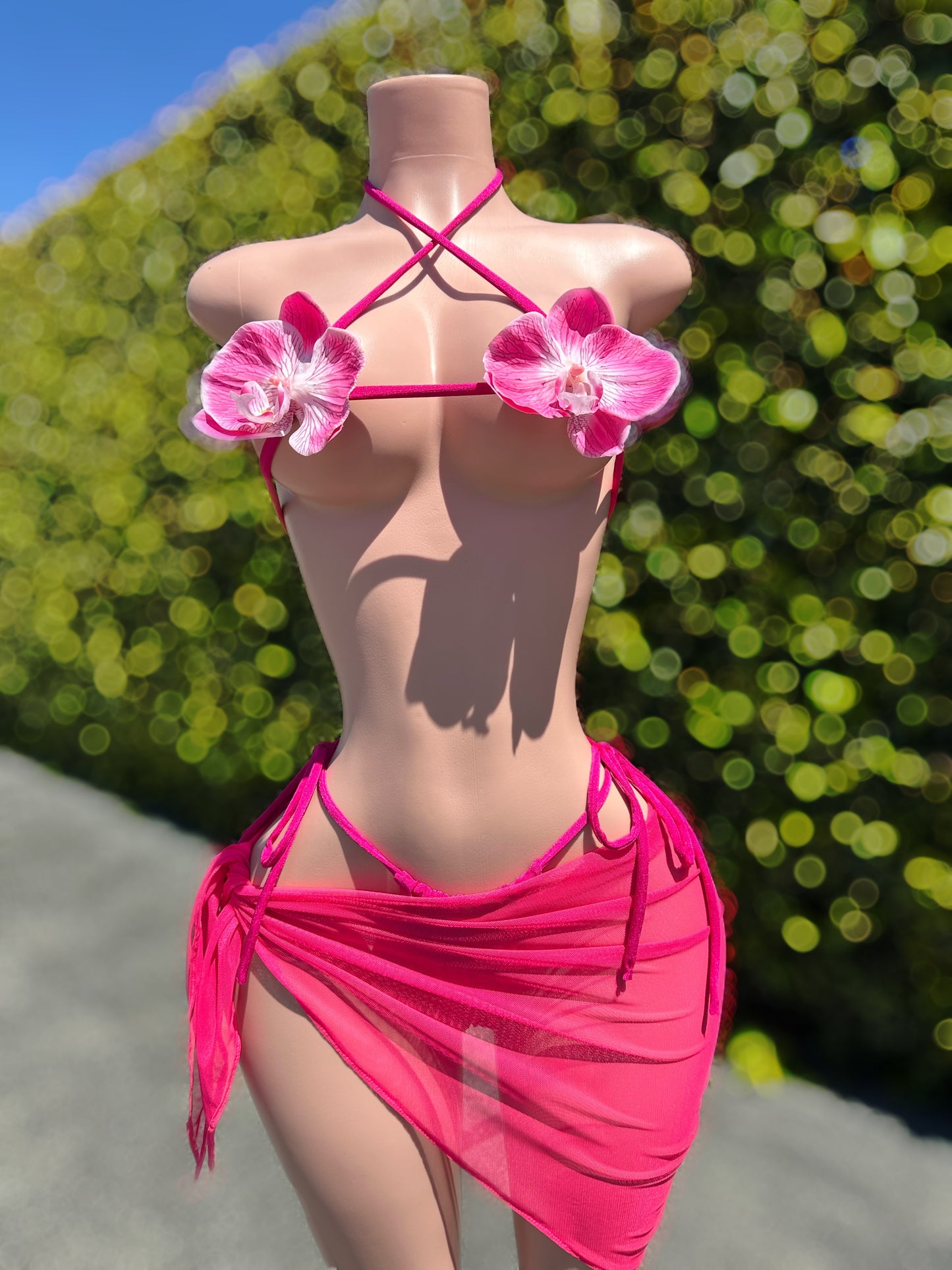 NAOMI tropical orchid set Pink