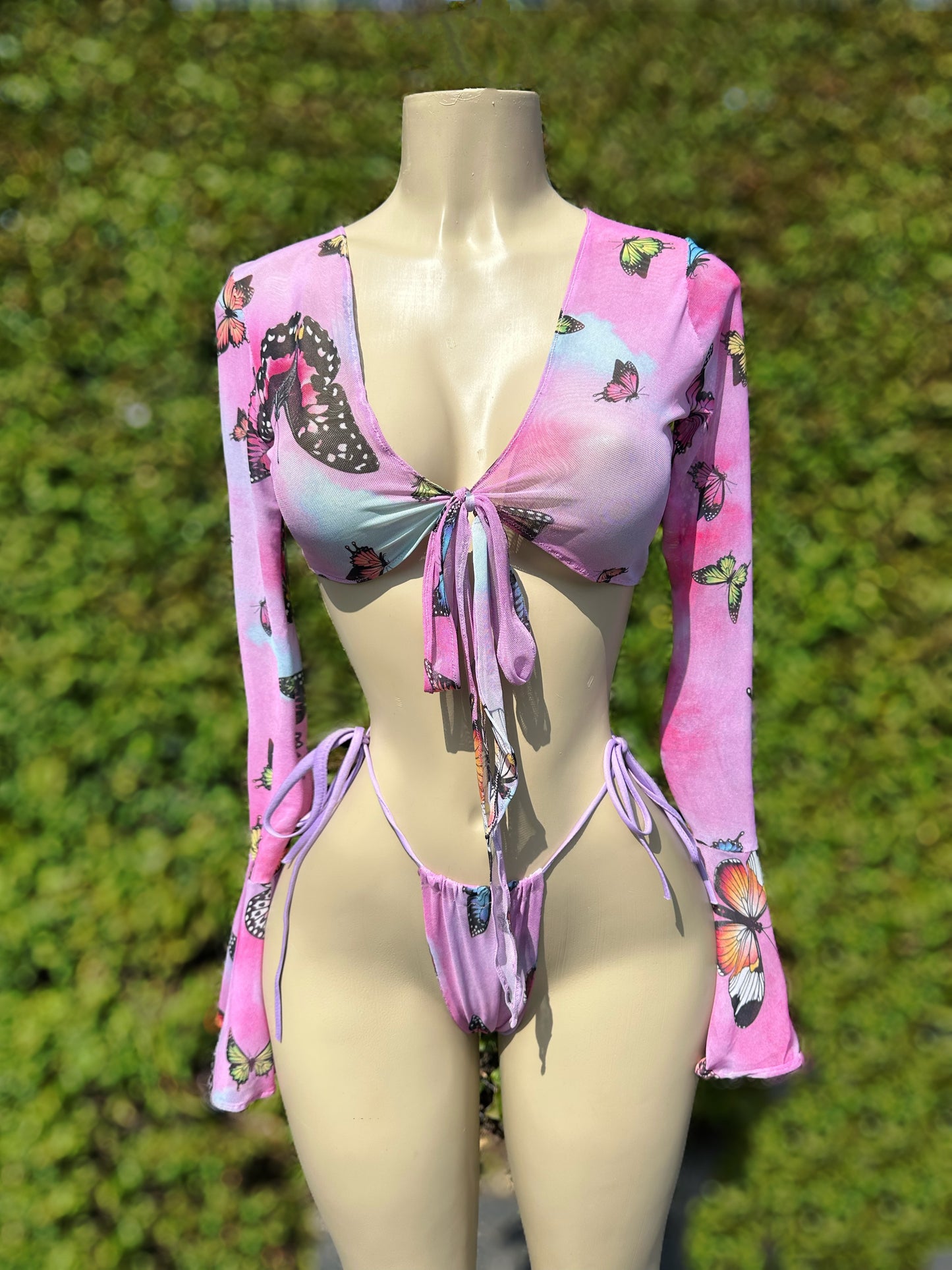 Majestic butterfly three piece set