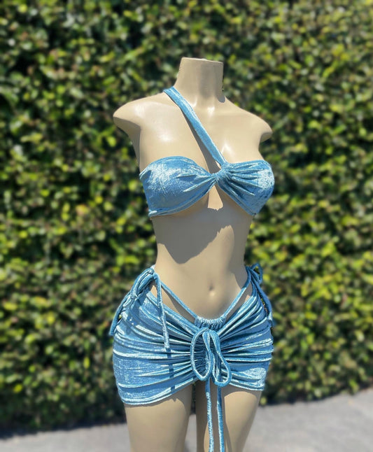 Aquamarine three piece set